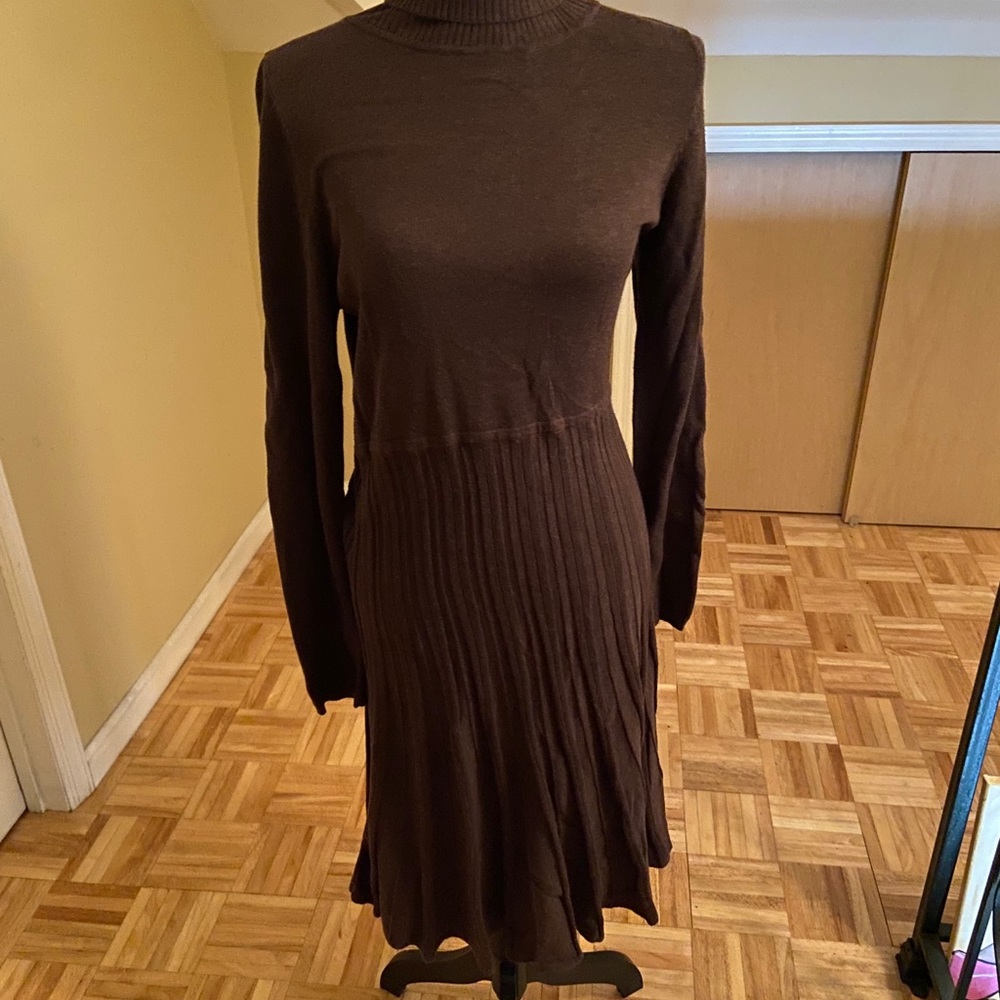 Max Studio Brown Sweater dress